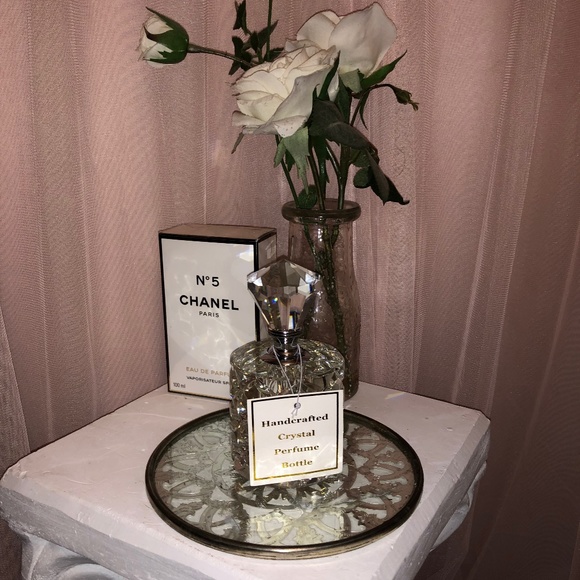 HandCrafted Other - Handcrafted all glass Vintage Perfume Bottle